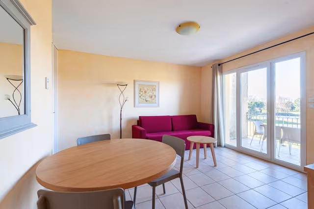 One bedroom apartment for 4 people with balcony and golf view