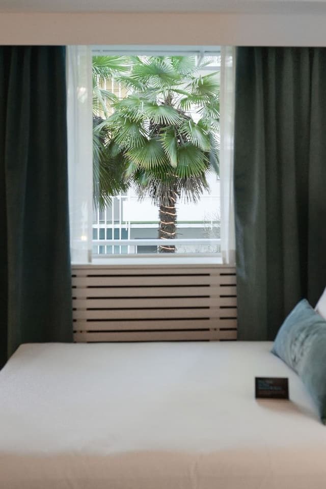 Twin Room, 2 Double Beds, Garden View