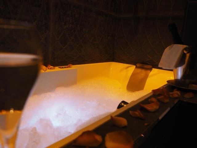 Tour Eiffel Room with Bathtub