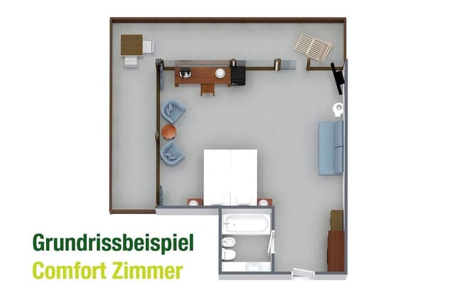Comfort Room, 1 Bedroom, Mountain View, Corner