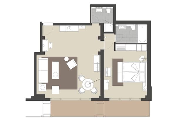 Panoramic Suite, Mountainside (Matterhorn Suite)