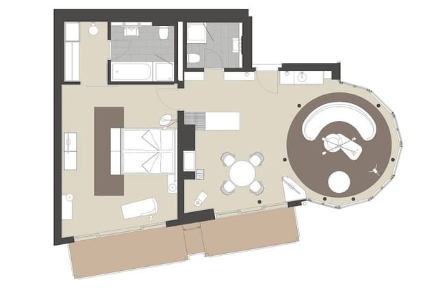 Panoramic Suite, Mountain View, Tower (Tower Suite)