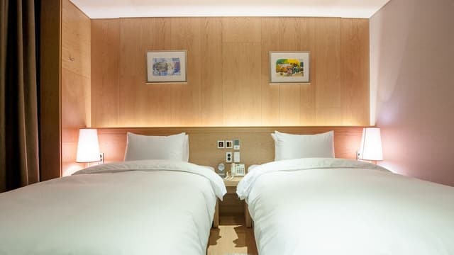Standard Twin Room (Bigger than most in Seoul)