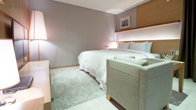 Standard Double Room (Bigger than most in Seoul)