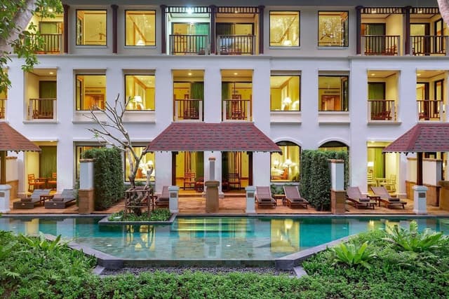 Room, 2 Double Beds, Pool View (Ground Floor, Pool Access)
