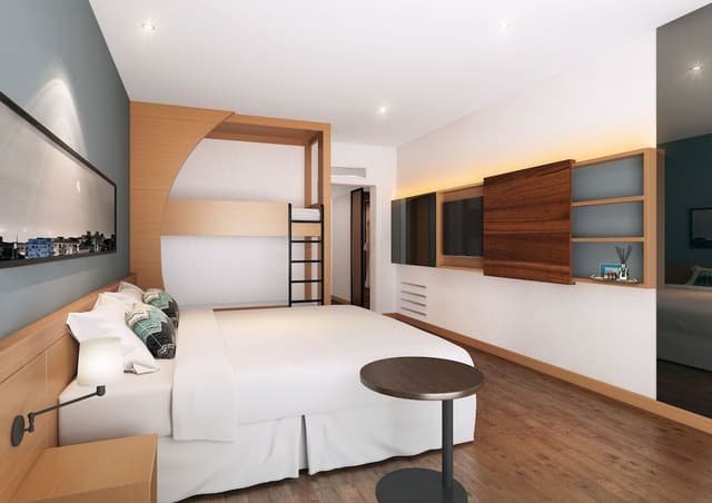 [Heated Pool Package] Family Bunk Terrace - Cabana for 2 hours + Chicken&Beer set