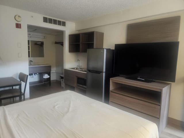 Standard Studio, 1 Queen Bed, Refrigerator & Microwave