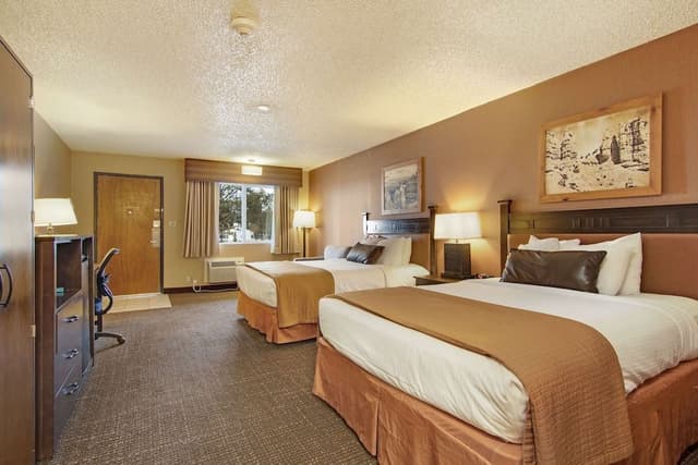 Standard Room, 2 Queen Beds, Non Smoking, Refrigerator & Microwave