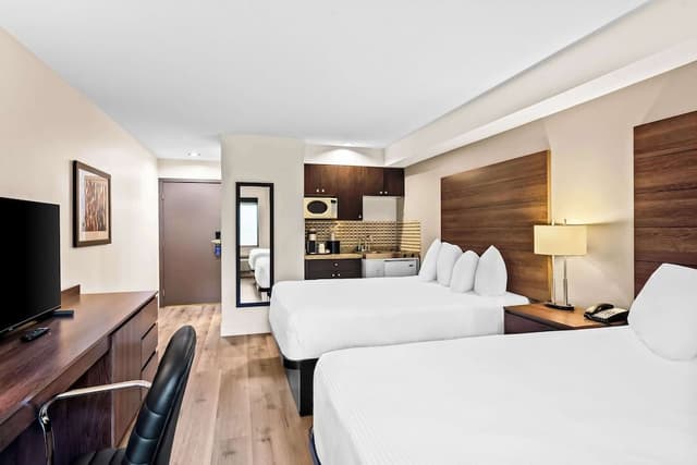 Standard Room, 2 Queen Beds, Non Smoking, Kitchenette