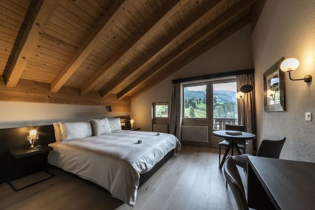 Superior Double Room, 1 King Bed, Balcony, Mountainside