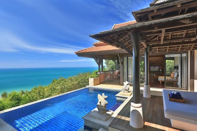 Hillside Ocean View Private Pool Villa 2BR