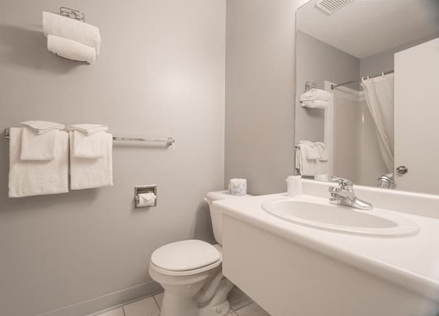 Black and White Queen Room