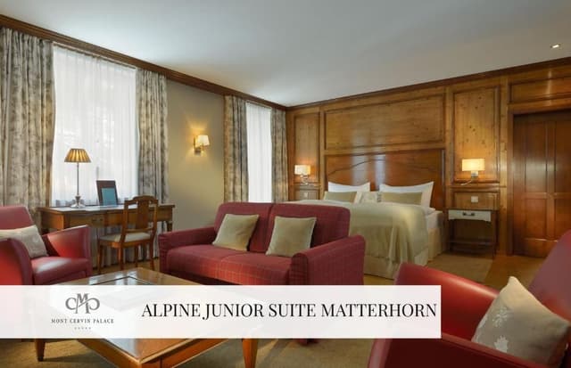 Alpine Junior Suite with Matterhorn View