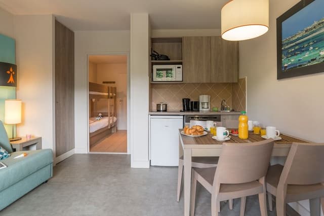 Studio 4 people - 1 sleeping alcove - Terrace or balcony