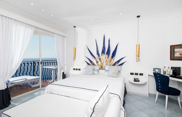 Deluxe Room, Multiple Beds, Terrace, Sea View