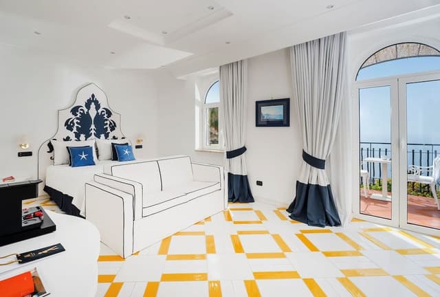 Deluxe Room, Multiple Beds, Terrace, Sea View