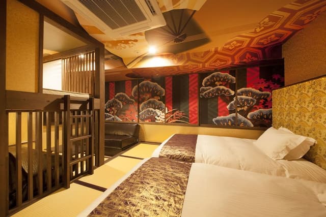Japanese Style Family Room KABUKI SAMURAI - Non Smoking (2 Semi-double Beds) - Main Building
