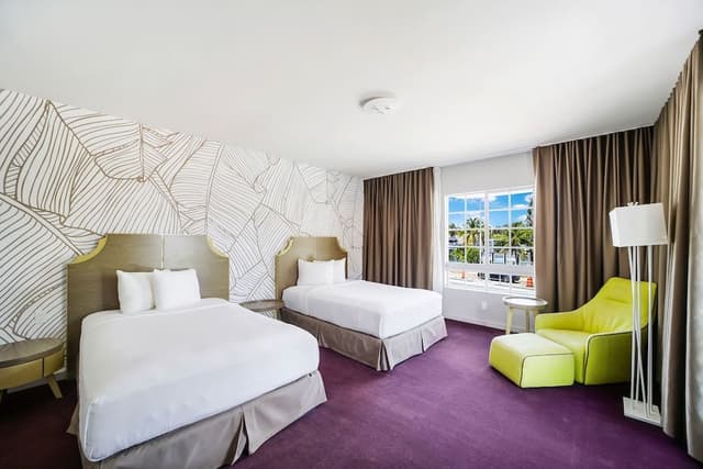 Standard Double Room, 2 Double Beds, Private Bathroom (Self check-in)