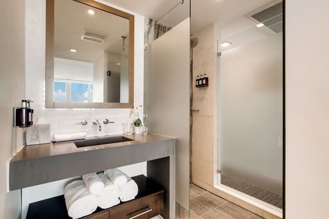 Panoramic Single Room, 1 King Bed, Balcony, Partial Ocean View