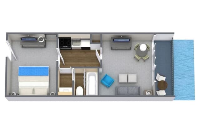 Palms Oceanfront One Bedroom King Suite