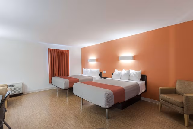 Standard Room, 2 Queen Beds, Non Smoking, Kitchenette