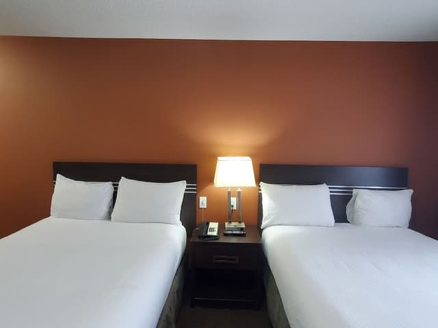 Basic Double Room, 2 Double Beds, City View
