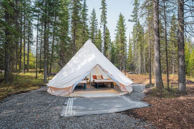 Glamping Canvas Bell Tent (walk-in)