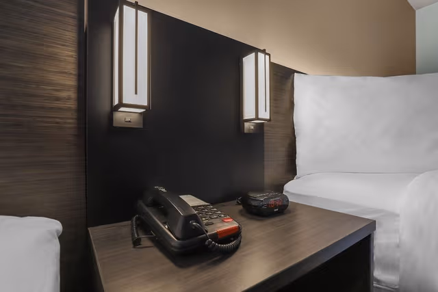 Deluxe Room, 2 Queen Beds, Non Smoking, Refrigerator & Microwave