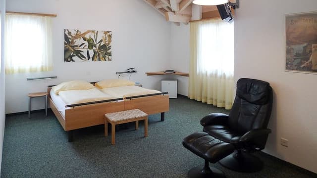 Double or Twin Room, 2 Twin Beds, Balcony, Mountain View