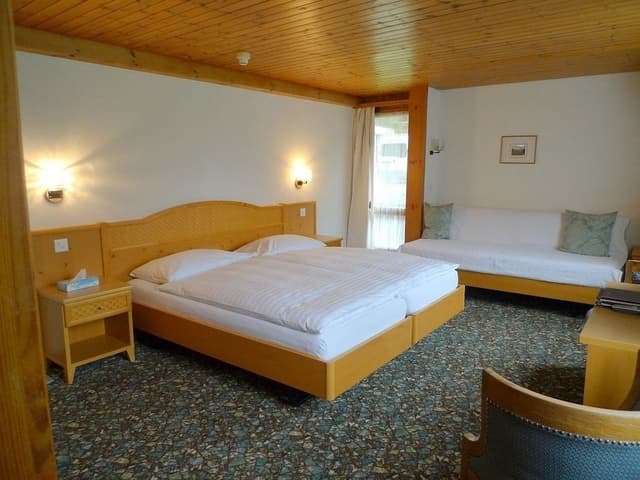 Double or Twin Room, 2 Twin Beds, Balcony, Mountain View