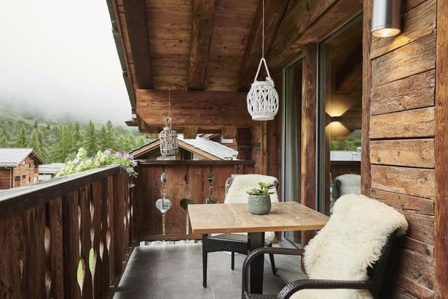Double Room, Balcony, Mountain View (Spa Double Room with Matterhornview)
