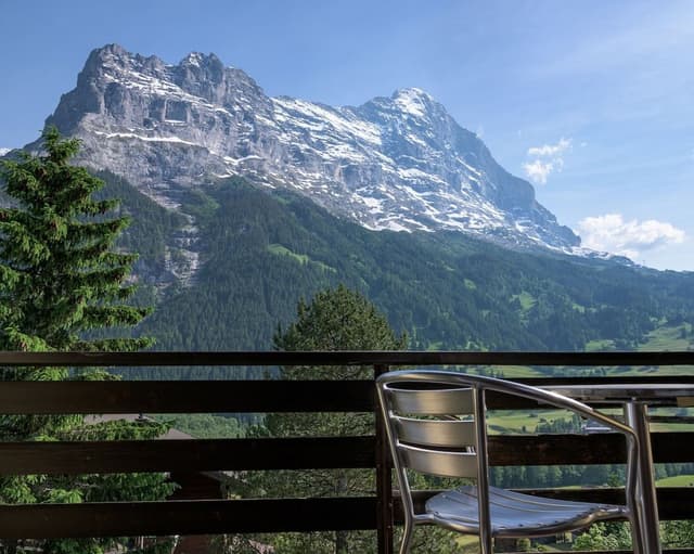 Panoramic Double Room, Balcony, Mountain View (Eiger)