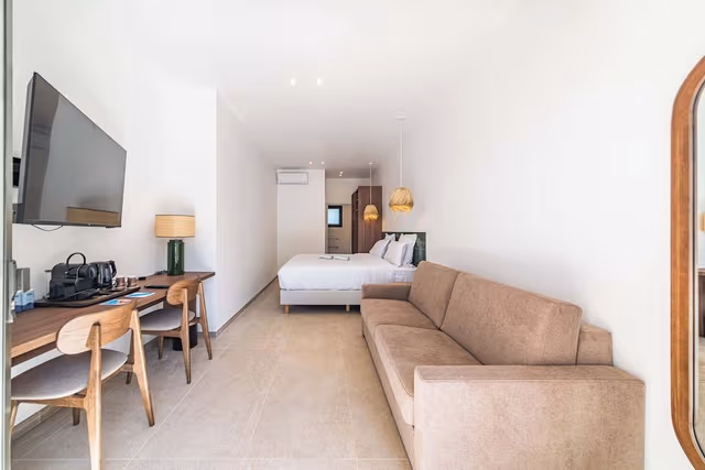 Junior Suite, 1 Queen Bed with Sofa bed, Terrace
