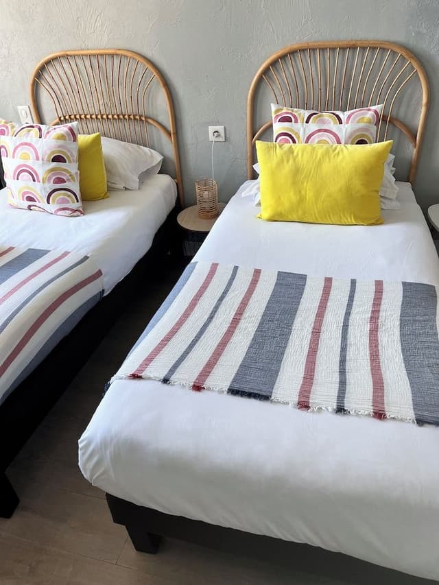 Twin Room, Sea view, Queen size bed or 2 Twin Beds