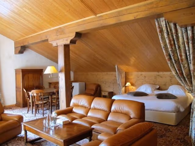 Superior room large balcony with fireplace