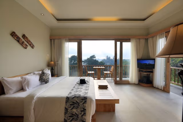 Junior Suite, 1 Bedroom, Garden View