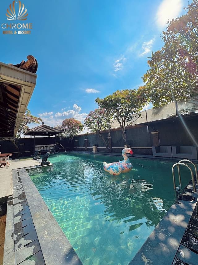 Family Double Room, 2 Bedrooms, Smoking, Pool View