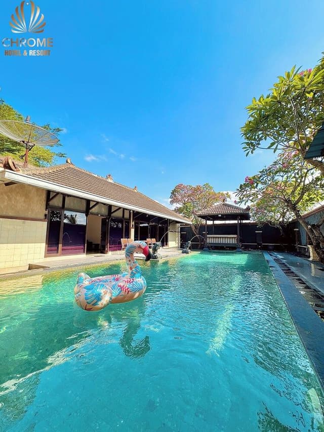 Family Double Room, 2 Bedrooms, Smoking, Pool View