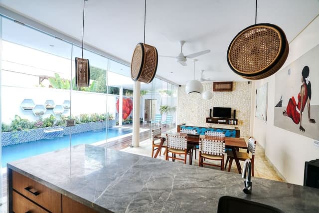 Two - Bedroom Villa with Private Pool and 6 mins walk to the beach
