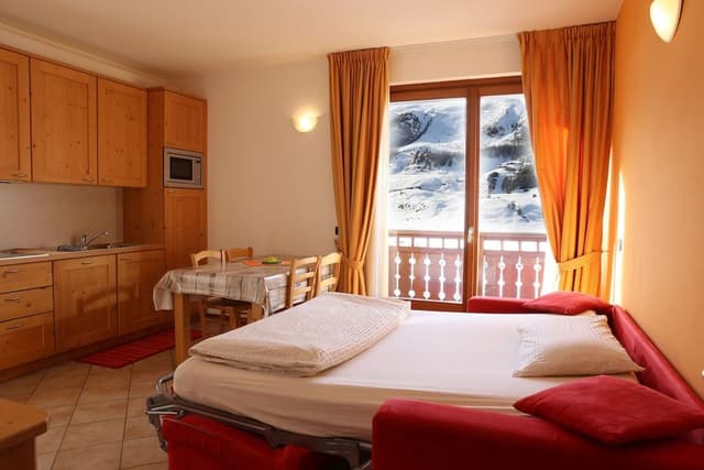 Deluxe Condo, 1 Bedroom, Balcony, Mountain View