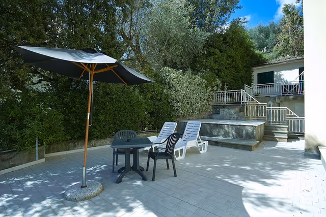 Camera Comfort, terrazzo, vista giardino
