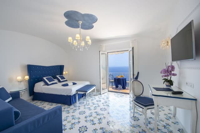 Standard Quadruple Room, Balcony, Sea View