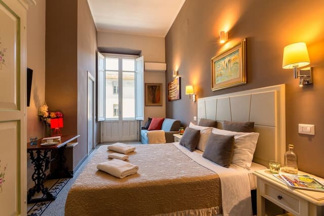 Comfort Double Room, 1 Bedroom, Refrigerator & Microwave, City View