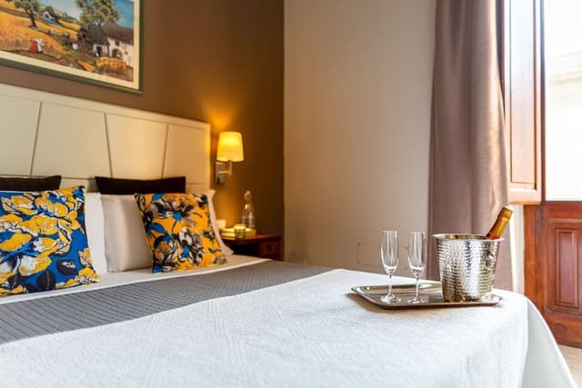 Comfort Double Room, 1 Bedroom, Refrigerator & Microwave, City View