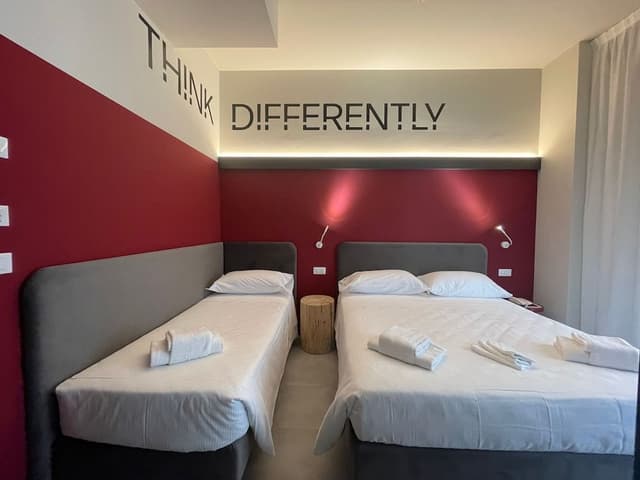 Design Triple Room, Multiple Beds, Balcony, City View