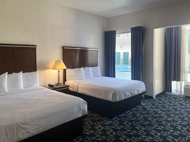Deluxe Suite, 2 Queen Beds, Non Smoking, Refrigerator & Microwave