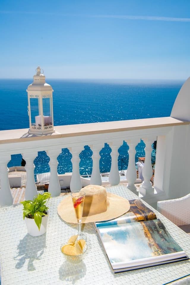 Superior Triple Room, Patio, Sea View