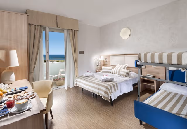 Standard Quadruple Room, Sea View