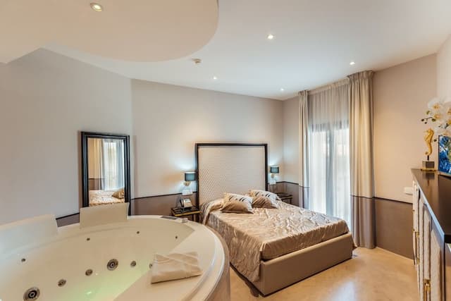 Family Suite, with hot tub and sauna