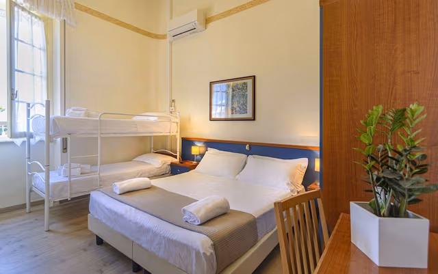 Basic Quadruple Room, Courtyard View, Courtyard Area